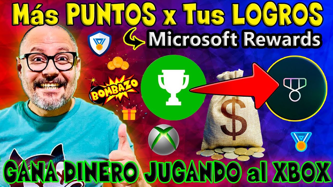 💣 BOMBAZO en MICROSOFT REWARDS 🏅 Más PUNTOS REWARDS por tus LOGROS de JUEGOS 🏆 GANA DINERO JUGANDO 💚