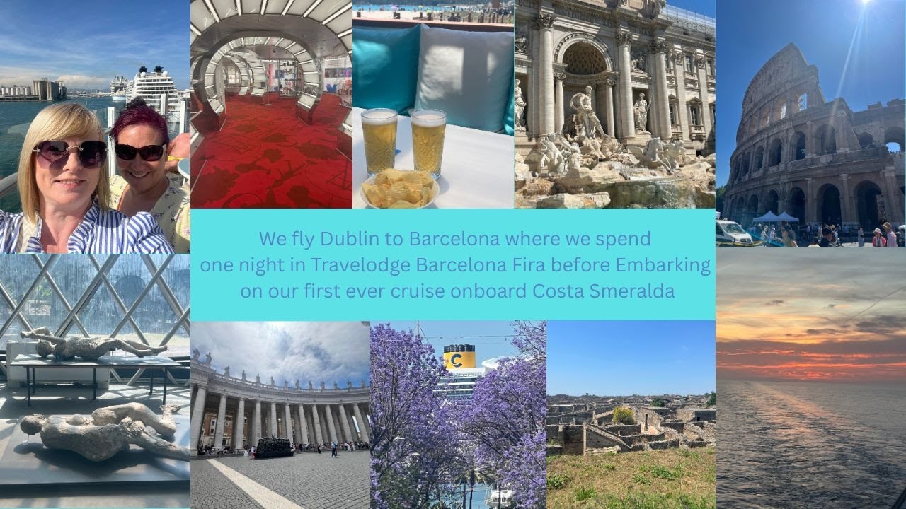 Sunrise show on Costa Smeralda (wish I’d stayed in bed) and an excursion to Pompeii from Naples 😊