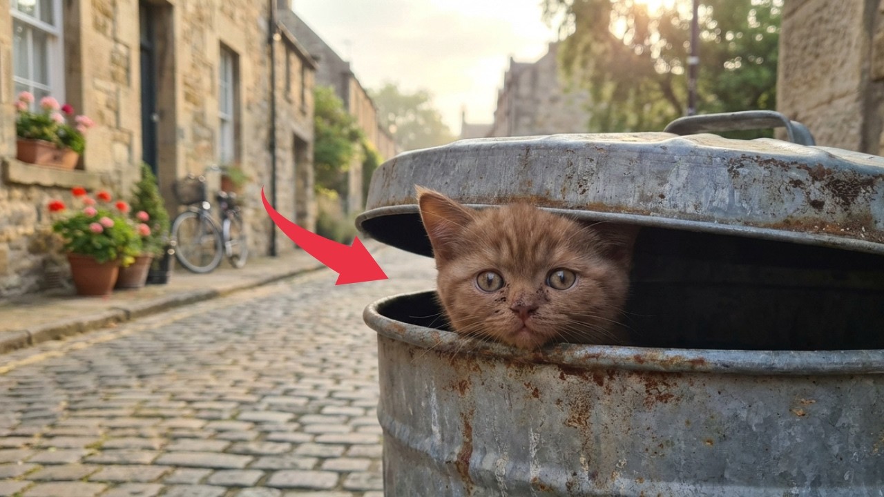 Trouvé dans une poubelle presque mort… 90 jours plus tard, ce British Shorthair Cinnamon étonne