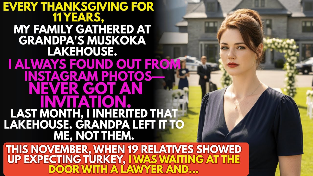 For 11 Years, My Family Held Thanksgiving At Grandpa's Lakehouse—Until I Inherited It And They...