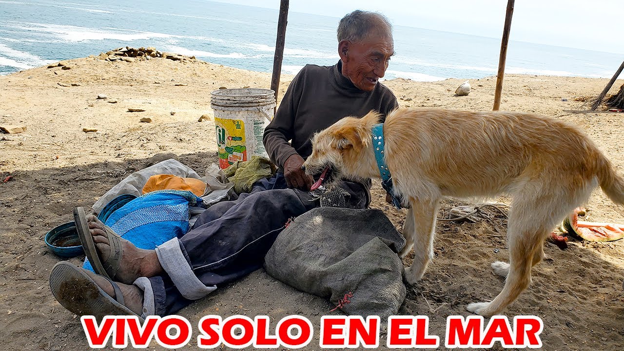 80 AÑOS SOBREVIVIENDO solo en un lugar inhóspito frente al Mar
