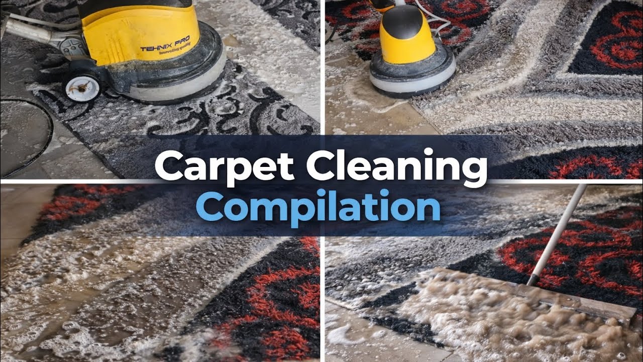 Carpet cleaning compilation 