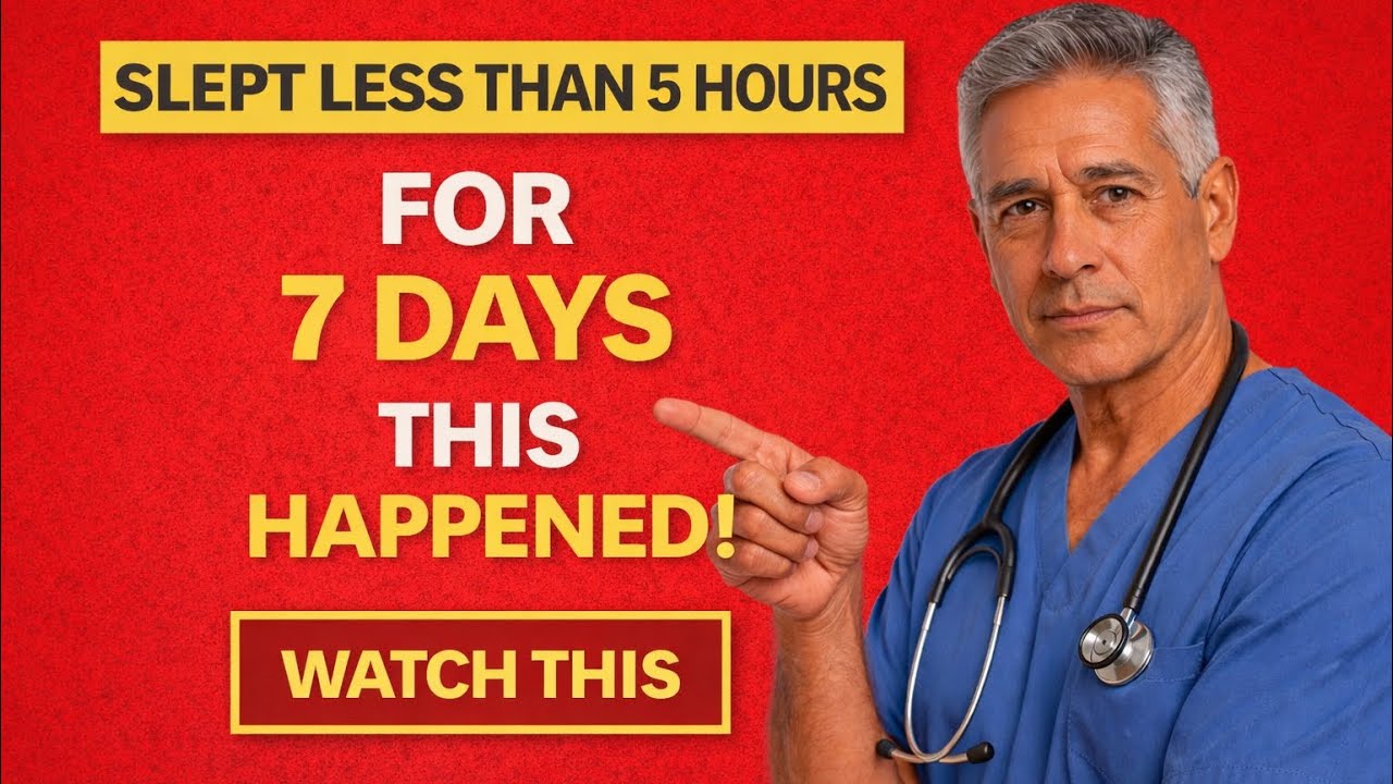What Happens If You Sleep Less Than 5 Hours? (Your Body After 7 Days) 😳