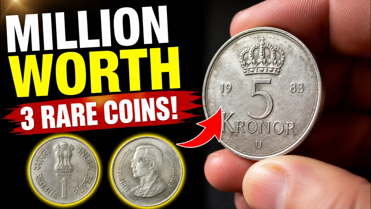 From Pocket Change to Collector Treasure 😲 | 3 Rare Coins You Need to Know