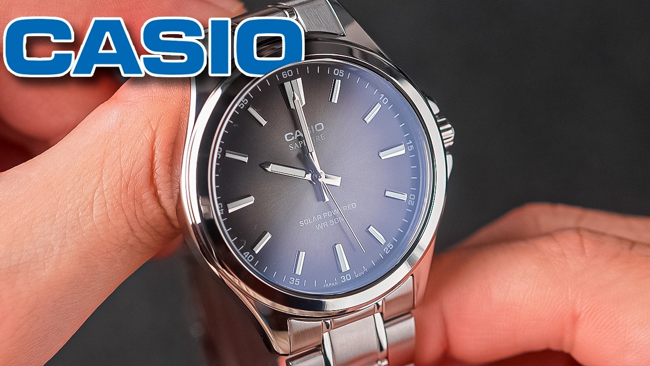 Reloj Casio con Zafiro y Carga Solar en Aliexpress