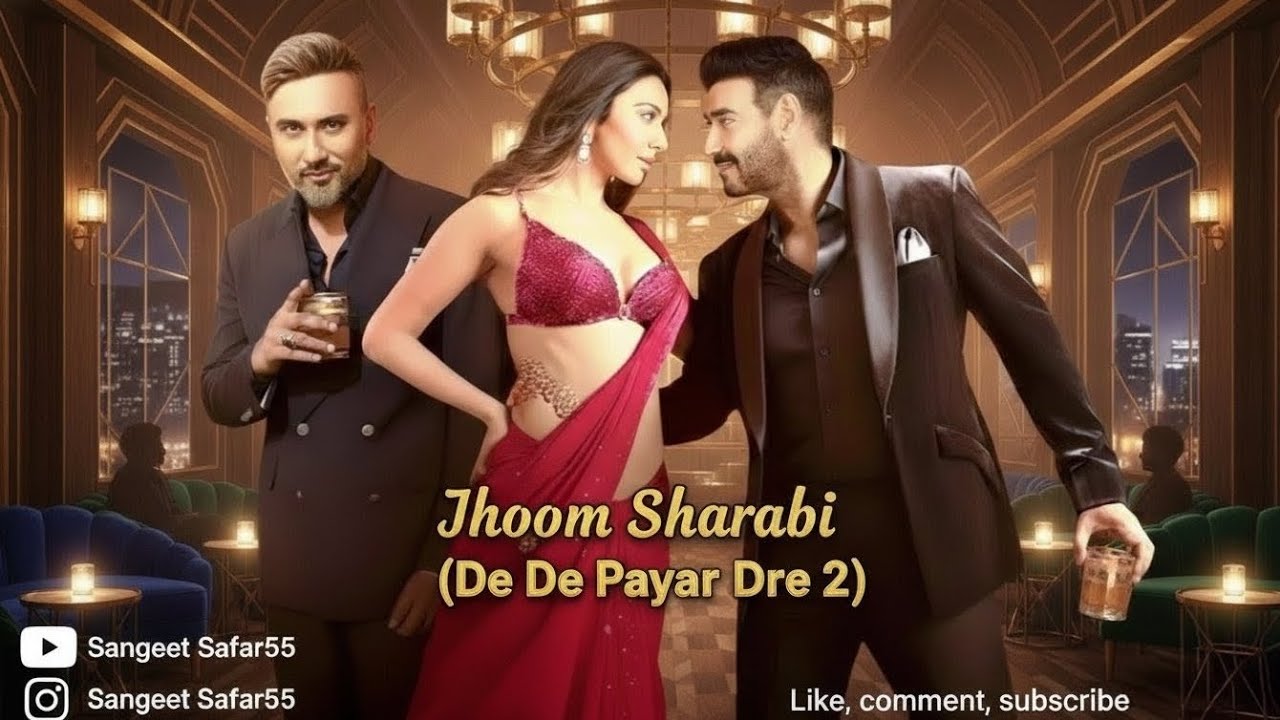 Jhoom Sharaabi (De De Pyaar De 2)#hindisong #bollywoodmusic #romanticsong 