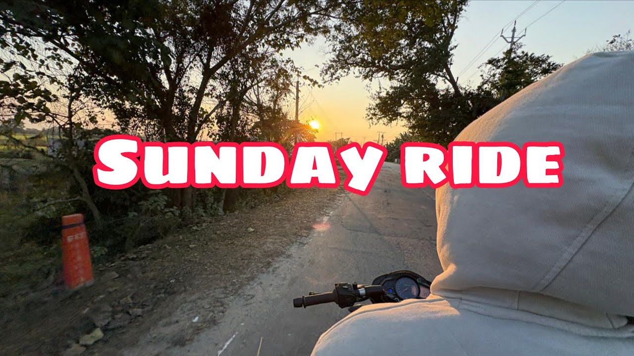 Sunday Ride Kara Aaj Bohot Dinon Ke Baat. Routine. Discipline. Workout. 