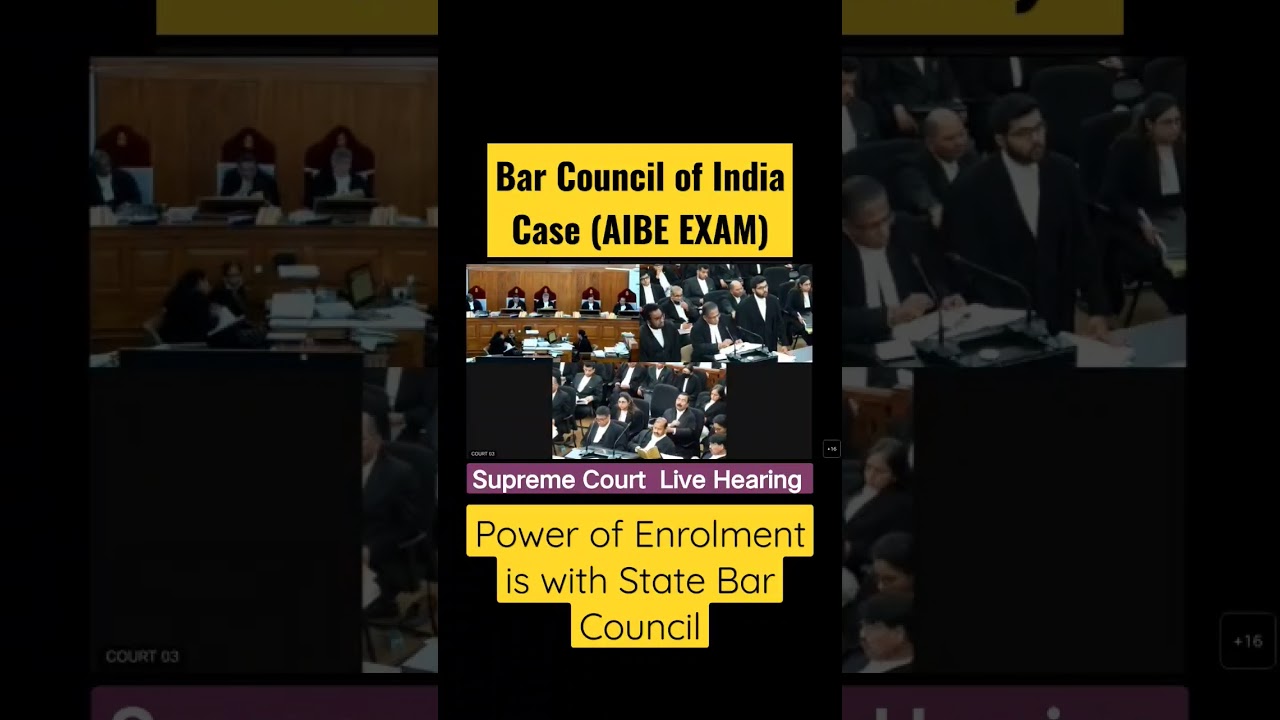 AIBE CASE live Supreme Court #aibe2022 #sclive #shorts #supremecourtofindia