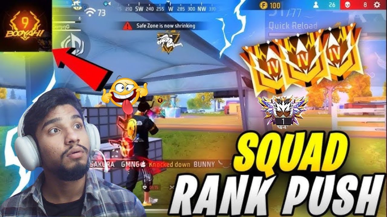 ⚡Grandmaster Rank Push | Fast Grandmaster Push Tips & Tricks | Free Fire Grandmaster Challenge 🎮