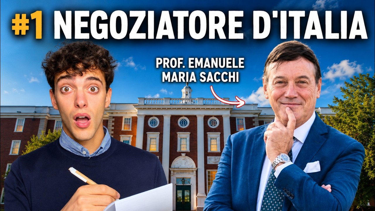 Come VENDERE e NEGOZIARE meglio - LIVELLO AVANZATO | con EMANUELE MARIA SACCHI 👨🏻&zwj;🏫