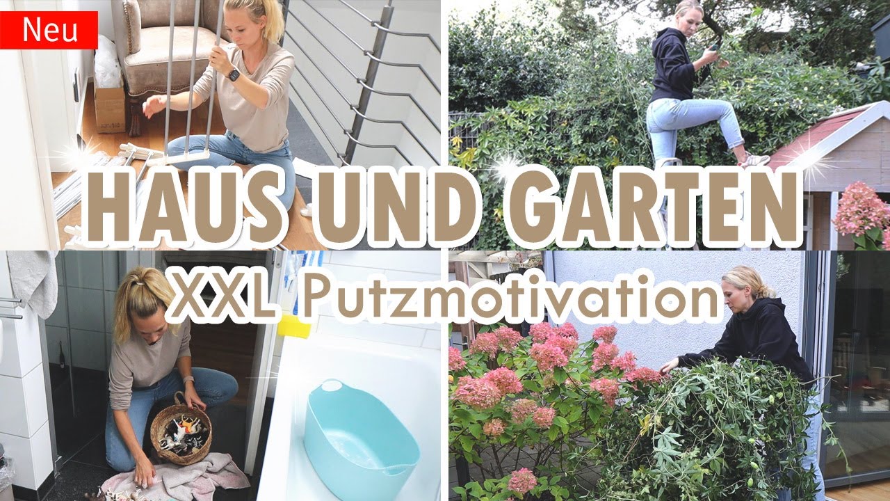 XXL Putzmotivation für Haus & Garten 🍂🧼 | Clean with me & Garten für Herbst/Winter vorbereiten