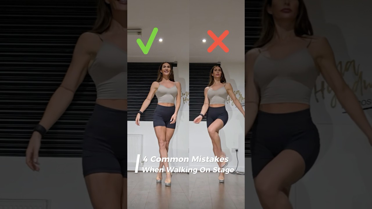 4 common mistakes when walking on stage🔥 #bikini #bodybuilding #stage #ifbbpro