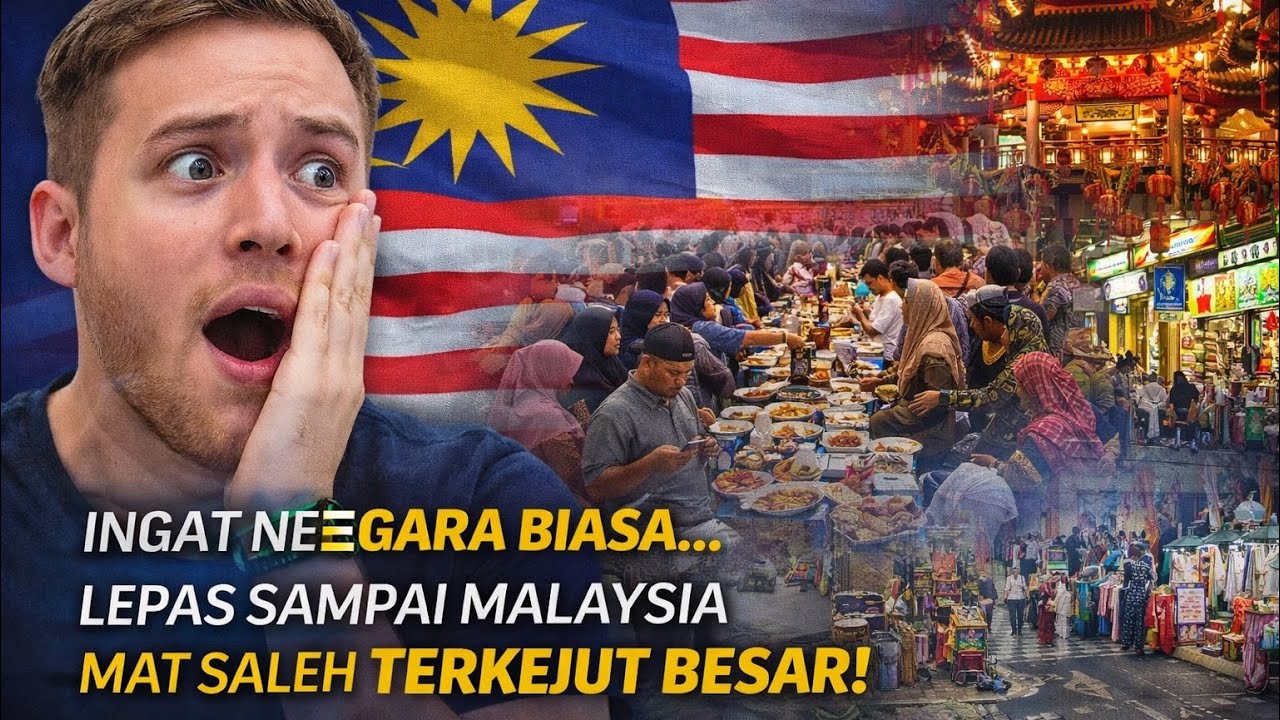 MAT SALEH TERKEJUT DATANG MALAYSIA! TAK SANGKA NEGARA INI MACAM NI!