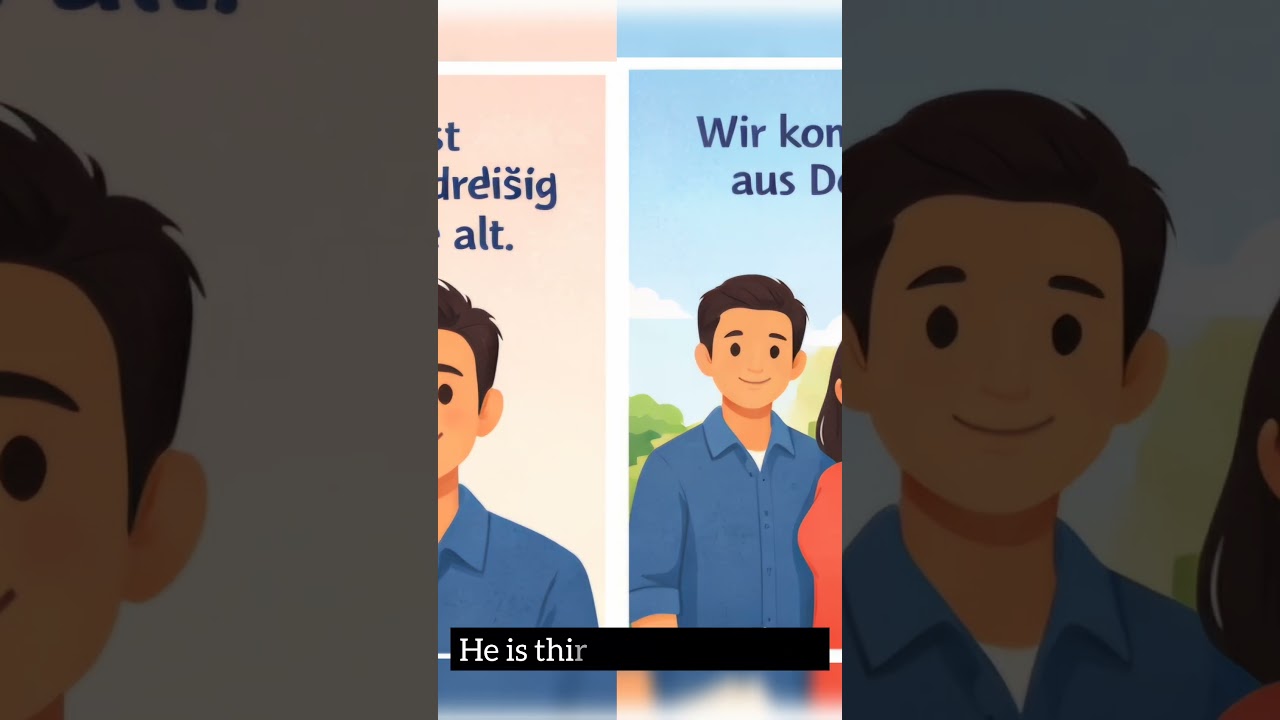 Ich komme aus Indien | German A1 Introduction | Learn German for Beginners
