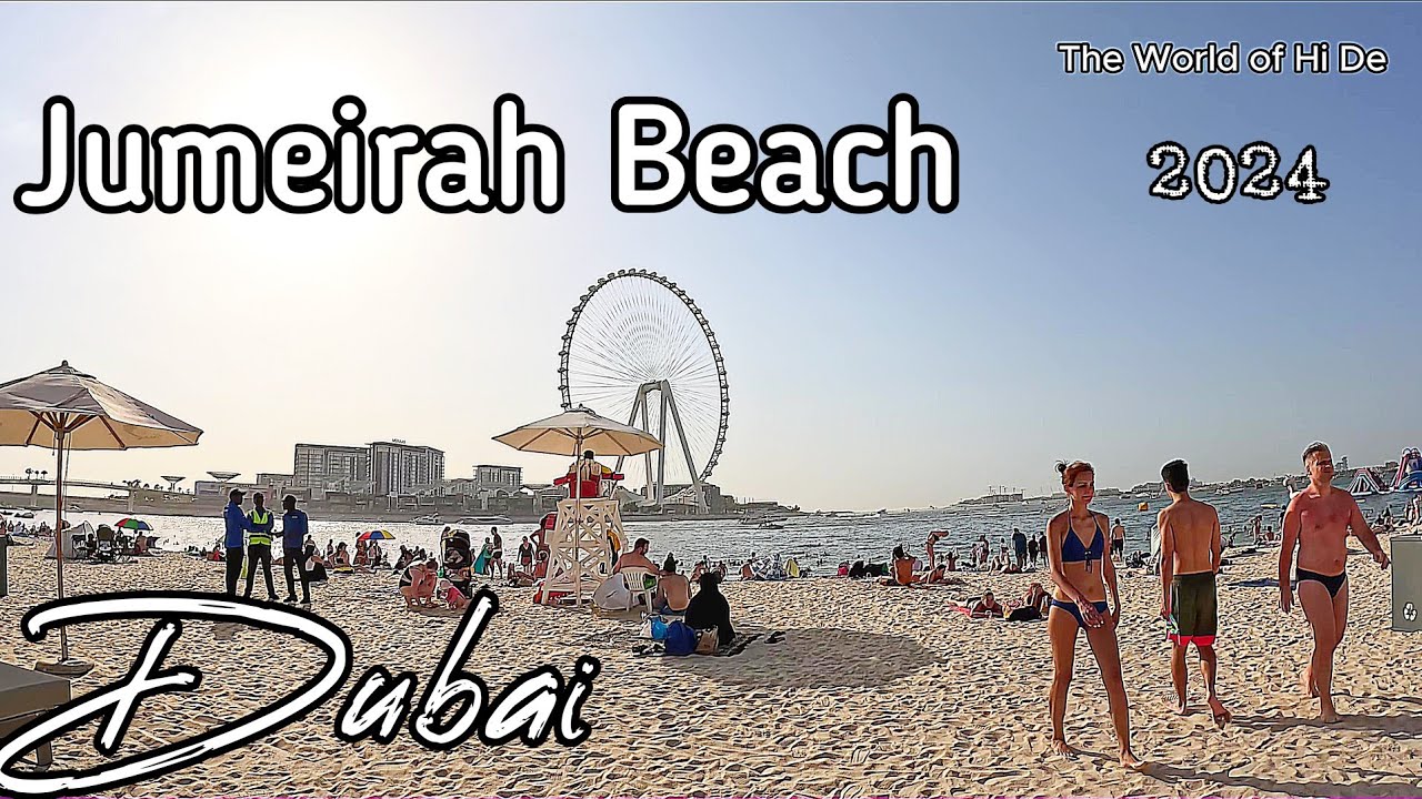 JBR Dubai: A Luxurious Walk on Beach |2024|