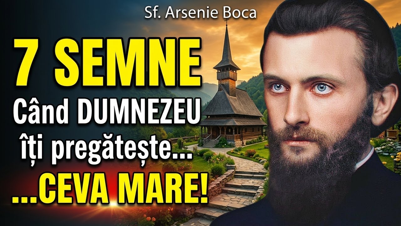 DUMNEZEU NU LUCREAZĂ PE ASCUNS: când îți pregătește ceva mare, îți arătă 7 semne | Sf. Arsenie Boca