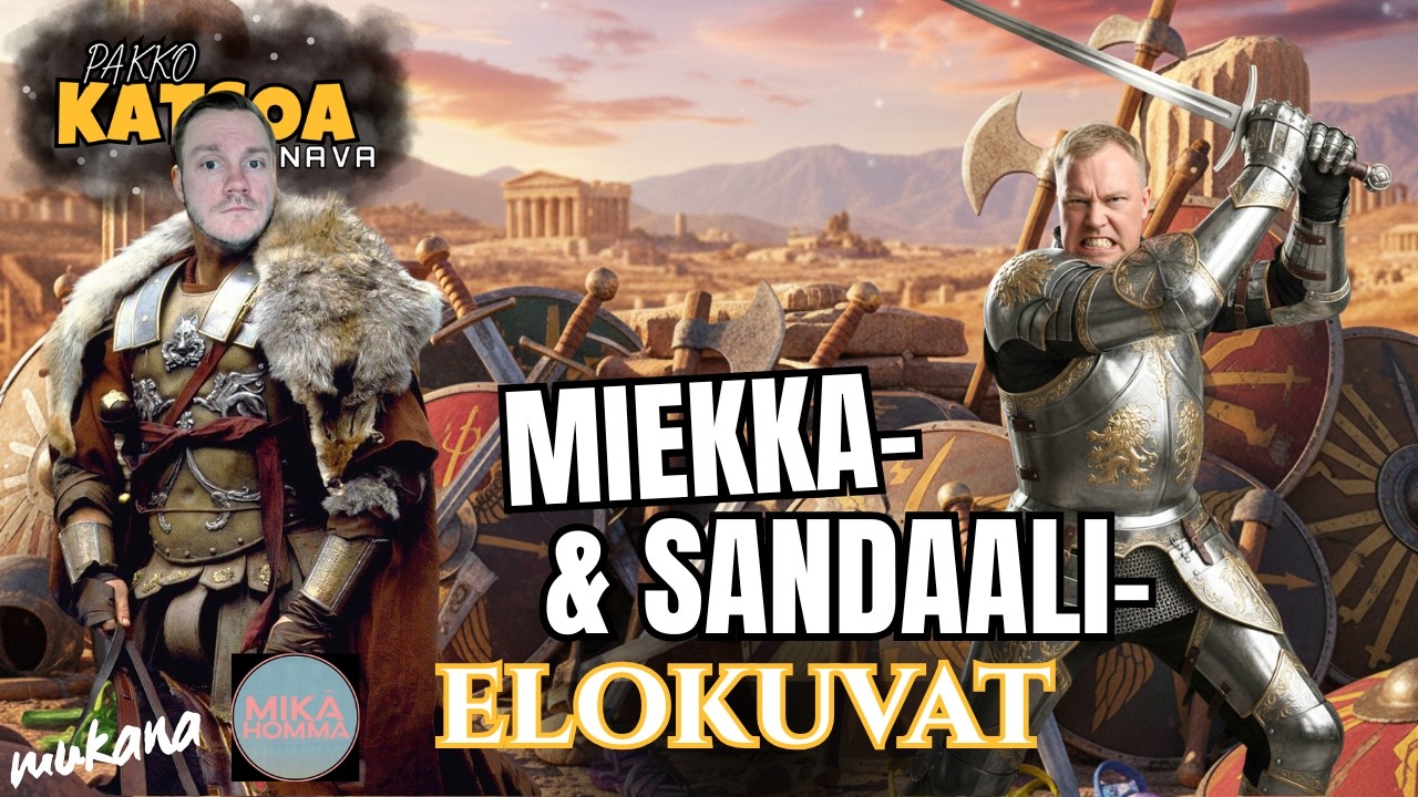Miekkoja ja sandaaleita elokuvissa | mukana Mikä homma -Allu