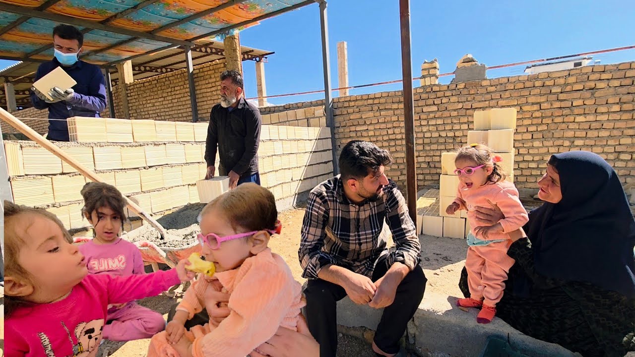 A Beautiful Sunny Day in the Village – The Peren Family Working Together Side by Side 🌿