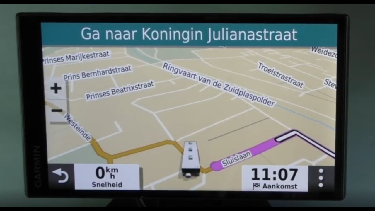 Garmin camper navigatie instructie