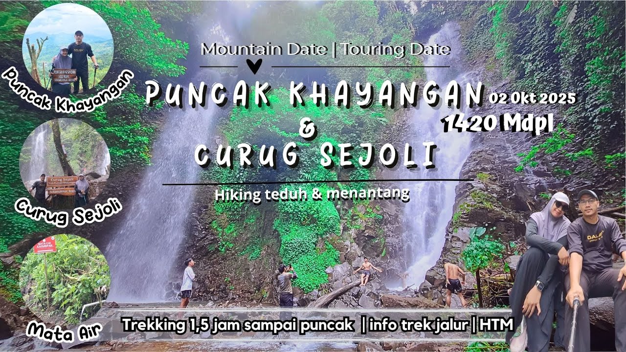 TOURING MOTOR KE WISATA TERBARU !! Puncak Khayangan dan Curug Sejoli Sukamakmur Bogor