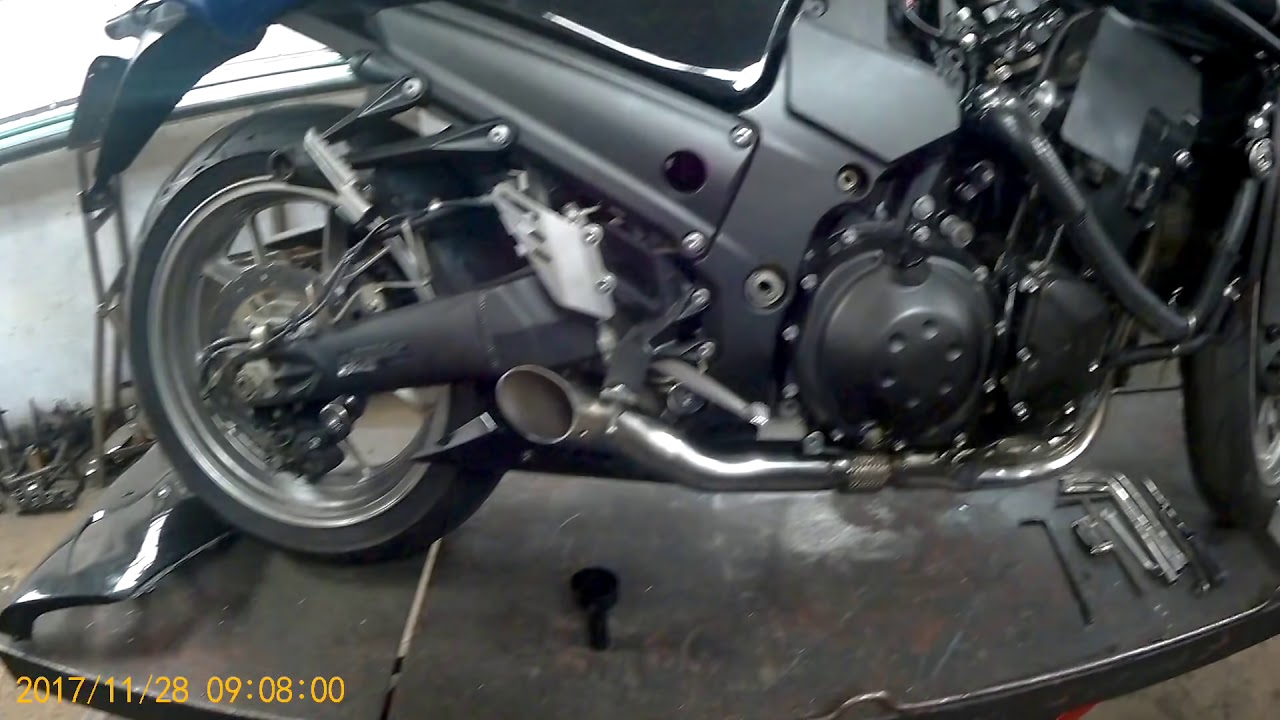 KAWASAKI ZX 14 ESCAPE 4 X 1 ESCAPE EM AÇO INOXIDAVEL SO O CANO