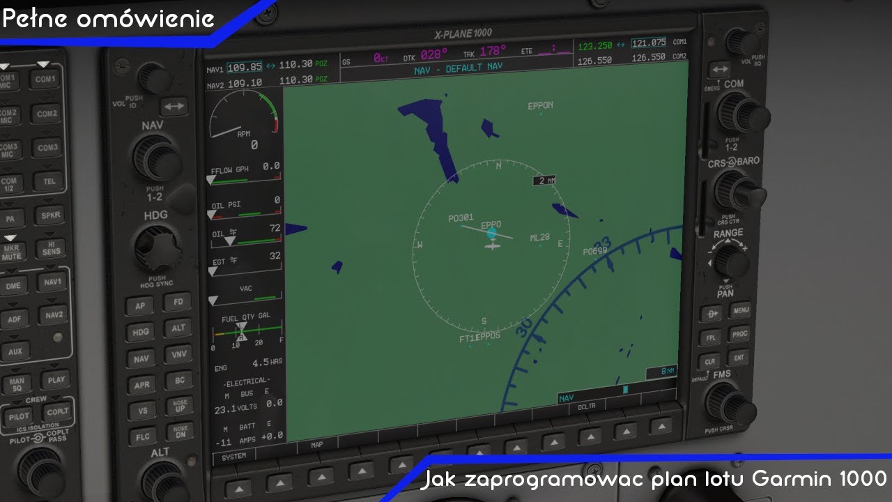 Jak zaprogramować plan lotu w GARMIN 1000 | Microsoft Flight Simulator & X-Plane 11