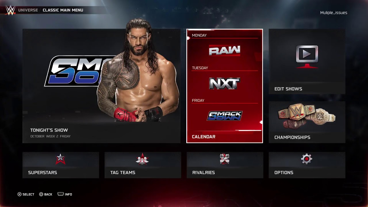 WWE2K25 Universe Mode Season 2 Ep.29 Post Badd Blood