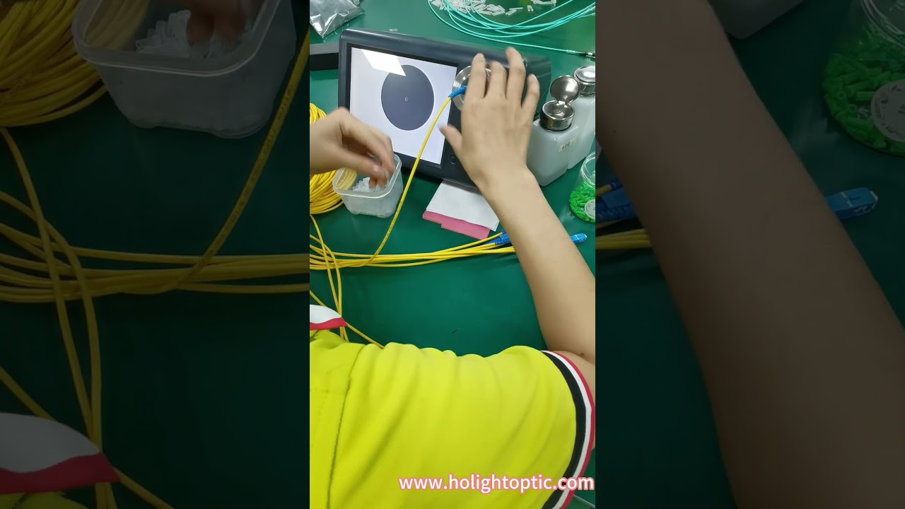Endface Inspection for SC Patch Cables #SC #Inspection #fiberoptics #FTTA #fiber #PatchCords #Cables