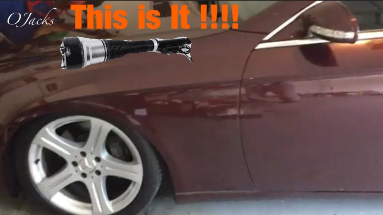 CLS500 Mercedes Front Air Shock Strut Replacement Video