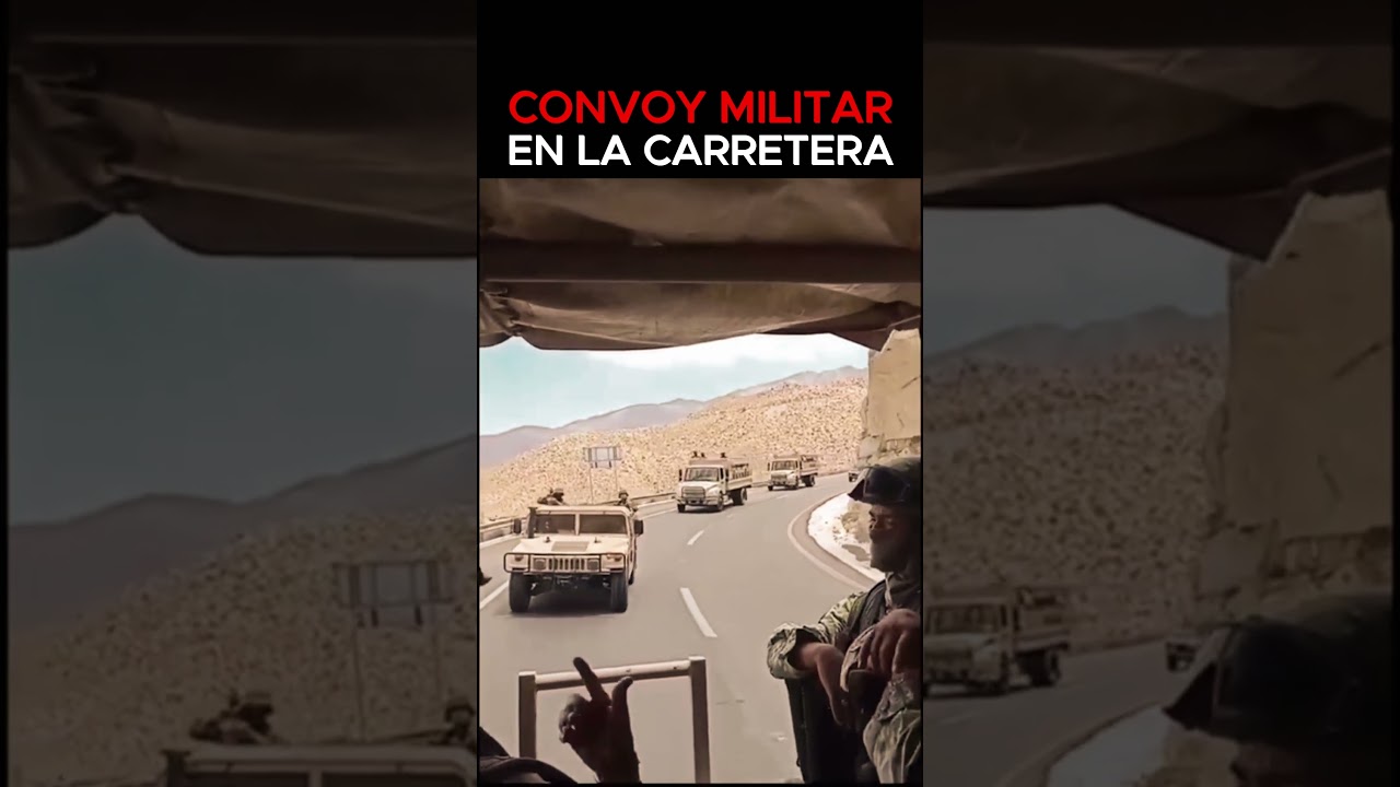 ⚠️CONVOY MILITAR del EJ&Eacute;RCITO MEXICANO en la CARRETERA⚠️ | Curiosidades B&eacute;licas #ww2 #army #military