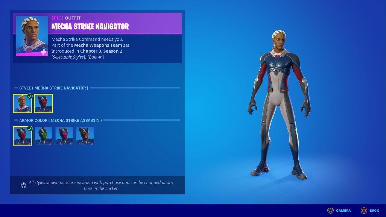 New Mecha Strike Defender & Navigator Skin Review!