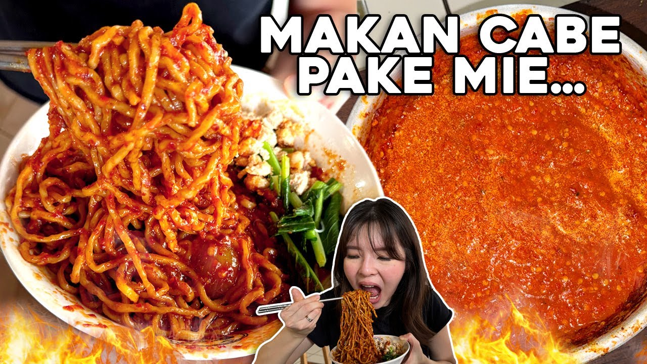 MIE TERPEDAS SAINGAN MIE JEBEW, BIKIN PARA FOOD VLOGGER GEMETAR KEPEDASAN...