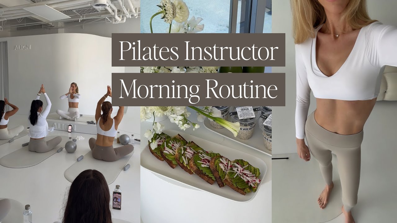 Healthy Morning in my Life as a Pilates Instructor | My Pilates Workouts & Healthy Brunch
