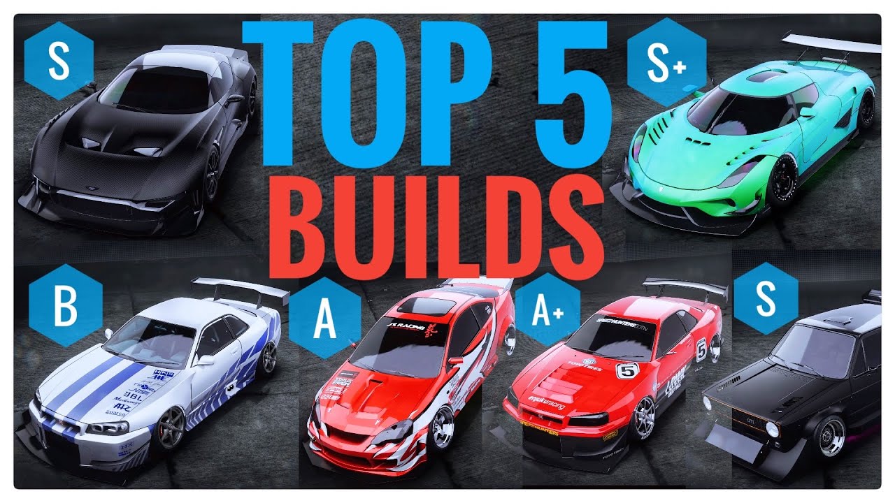 TOP 5 SUPER FASTEST B | A | A+ | S | S+ CLASS CARS & BUILDS IN NFS UNBOUND | BEST CARS U SHOULD USE