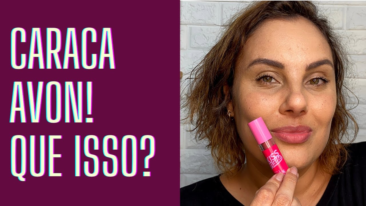 BATOM KISS MATTE ROSE IN LOVE COLOR TREND AVON | RESENHA
