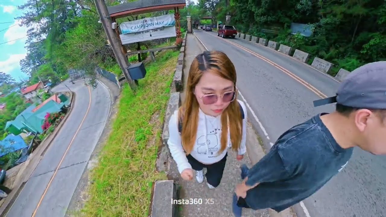 Morning walking tour at Camp John Hay, Baguio City. Using Insta 360 X 5