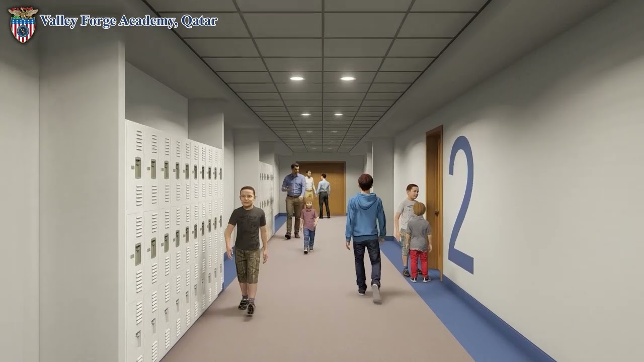Valley Forge Academy Qatar - State of the art building design.