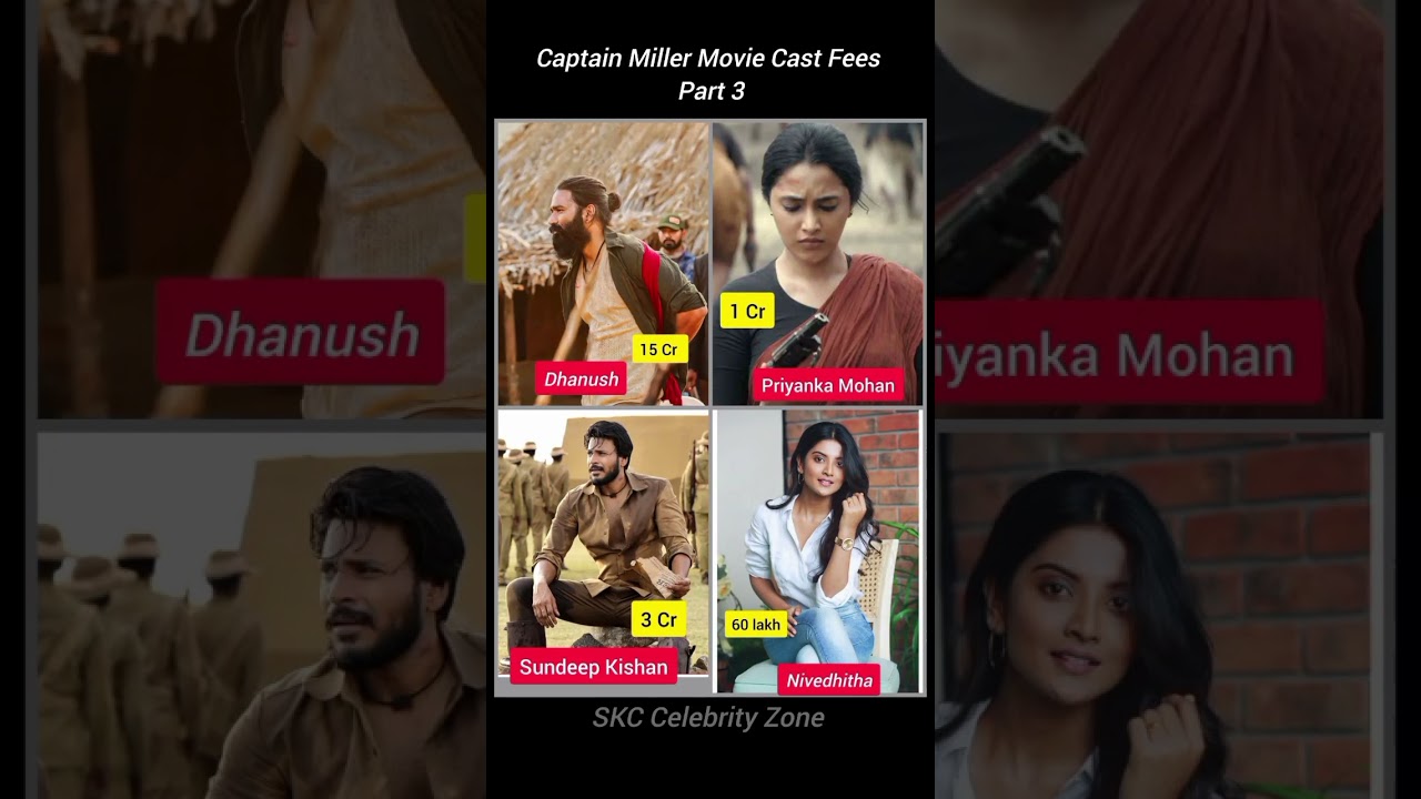 captain miller movie cast fees part 3 