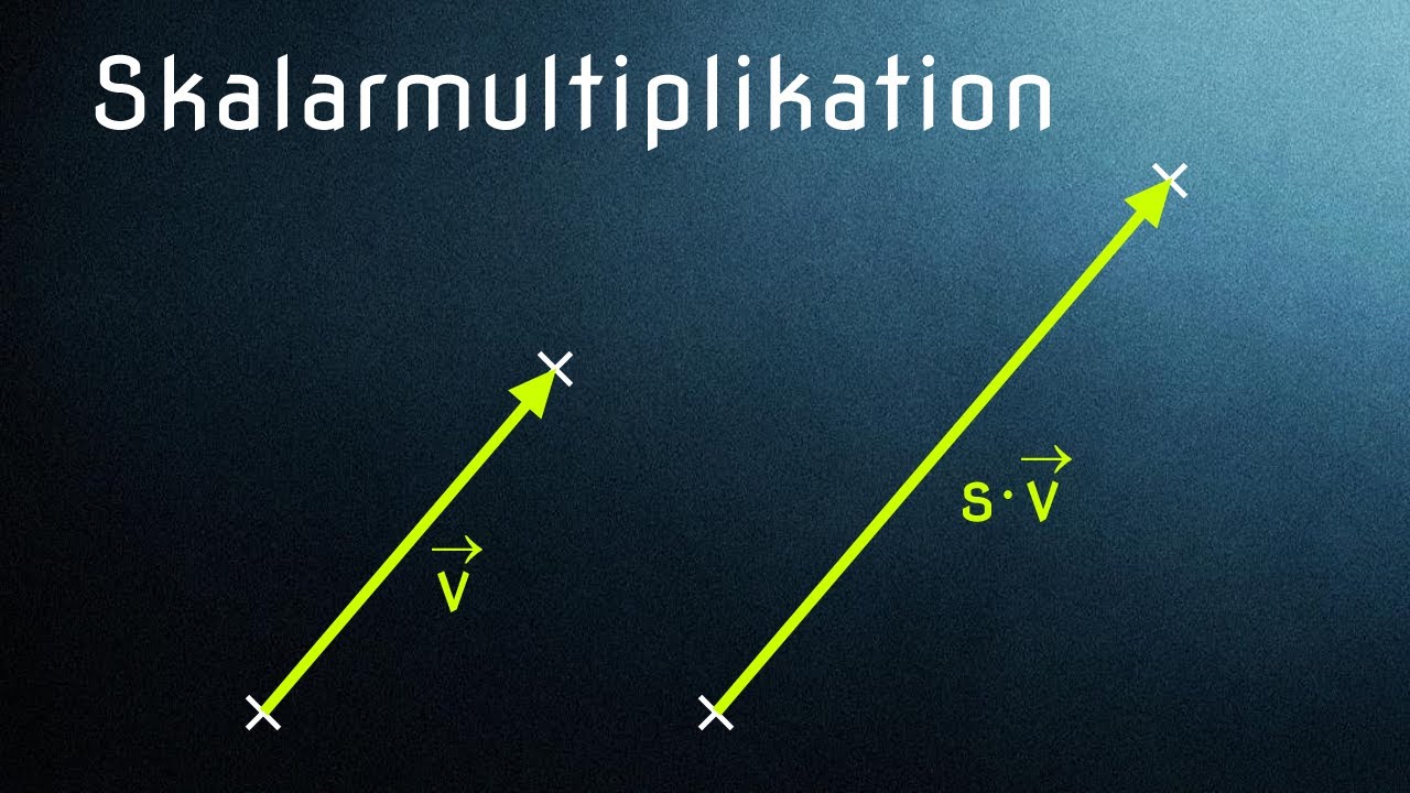 Skalarmultiplikation Einführung - Skalar mal Vektor