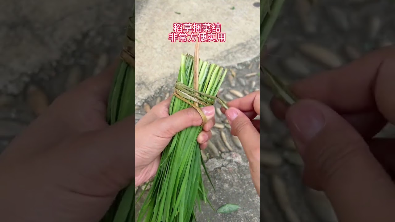 Straw bale knots are very convenient, practical and practical techniques