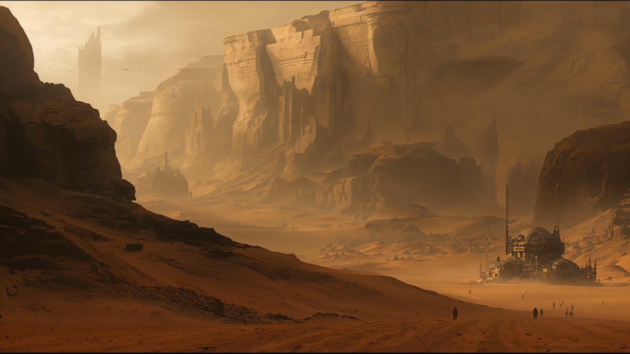 Beneath the Sands – Epic Sci-Fi Ambient Music | Dune Inspired Focus Soundscape