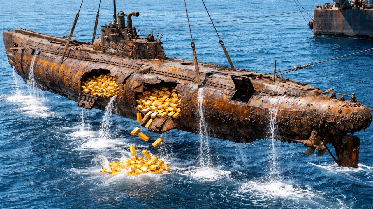 Salvaging & Restoring of a GIANT Imperial Japanese Navy I-Type Submarine Containing 5 Tons Lost Gold