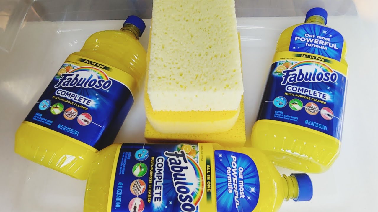 ASMR🍋Thick Fabuloso Complete 💛The Most Satisfying Yellow Suds