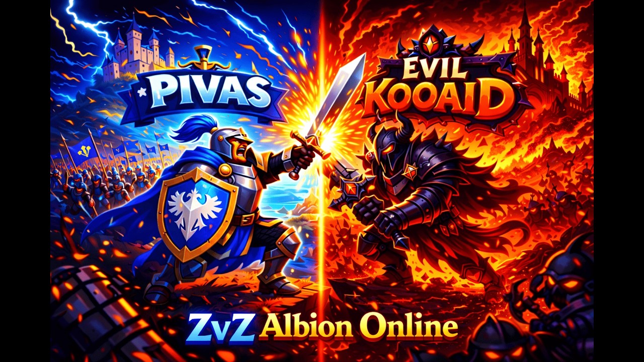 ⚔️ ZvZ INSANO: PIVAS AMASSOU ou FOI MASSACRADA?⚔️