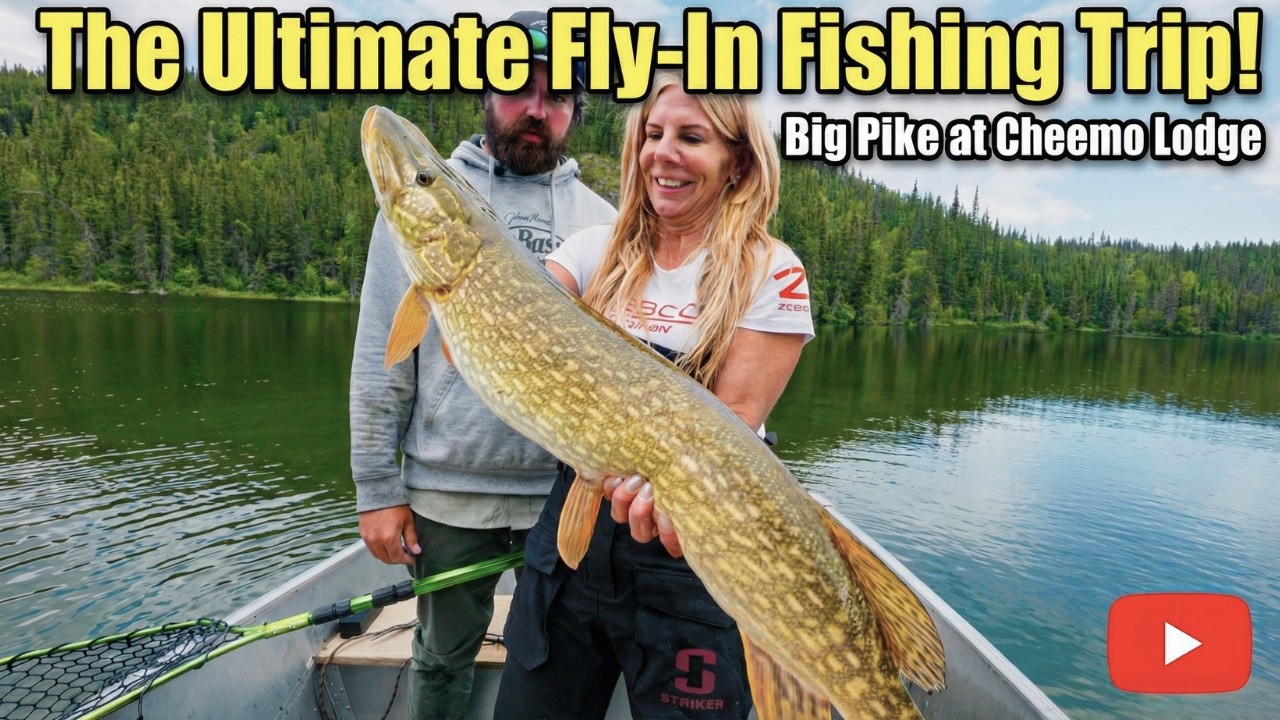 The Ultimate Fly-In Fishing Trip! Big Pike at Cheemo Lodge, Saskatchewan #fishingvideos #fishing