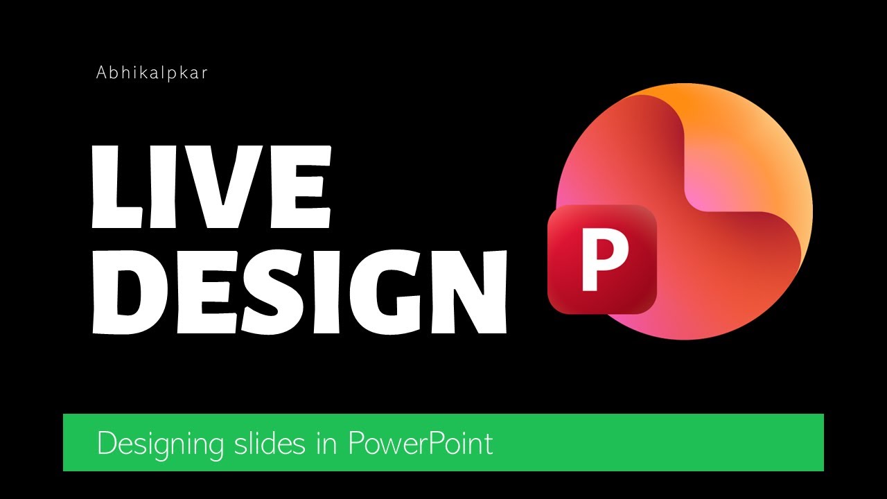 Designing Live in PowerPoint (Practice Stream)