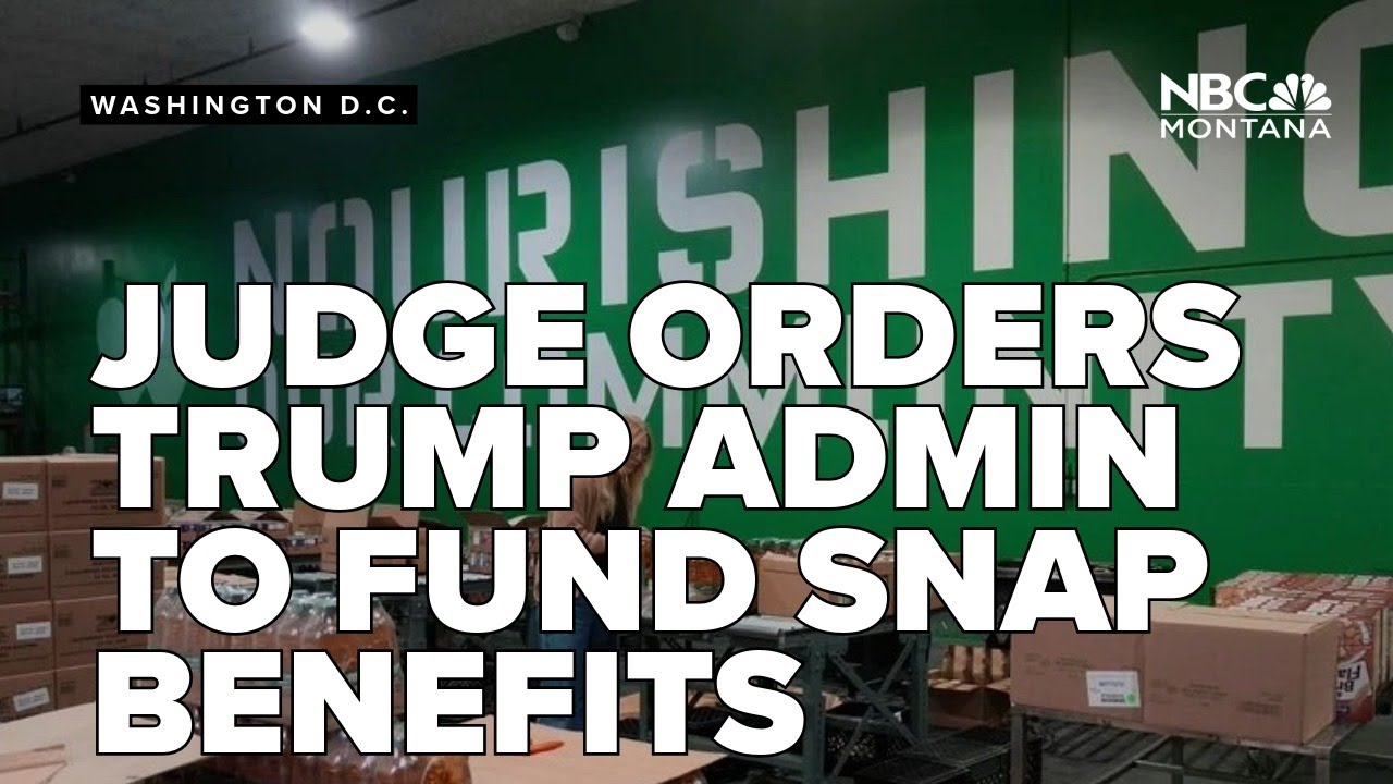 Judges order Trump administration to continue to fund SNAP benefits amid shutdown