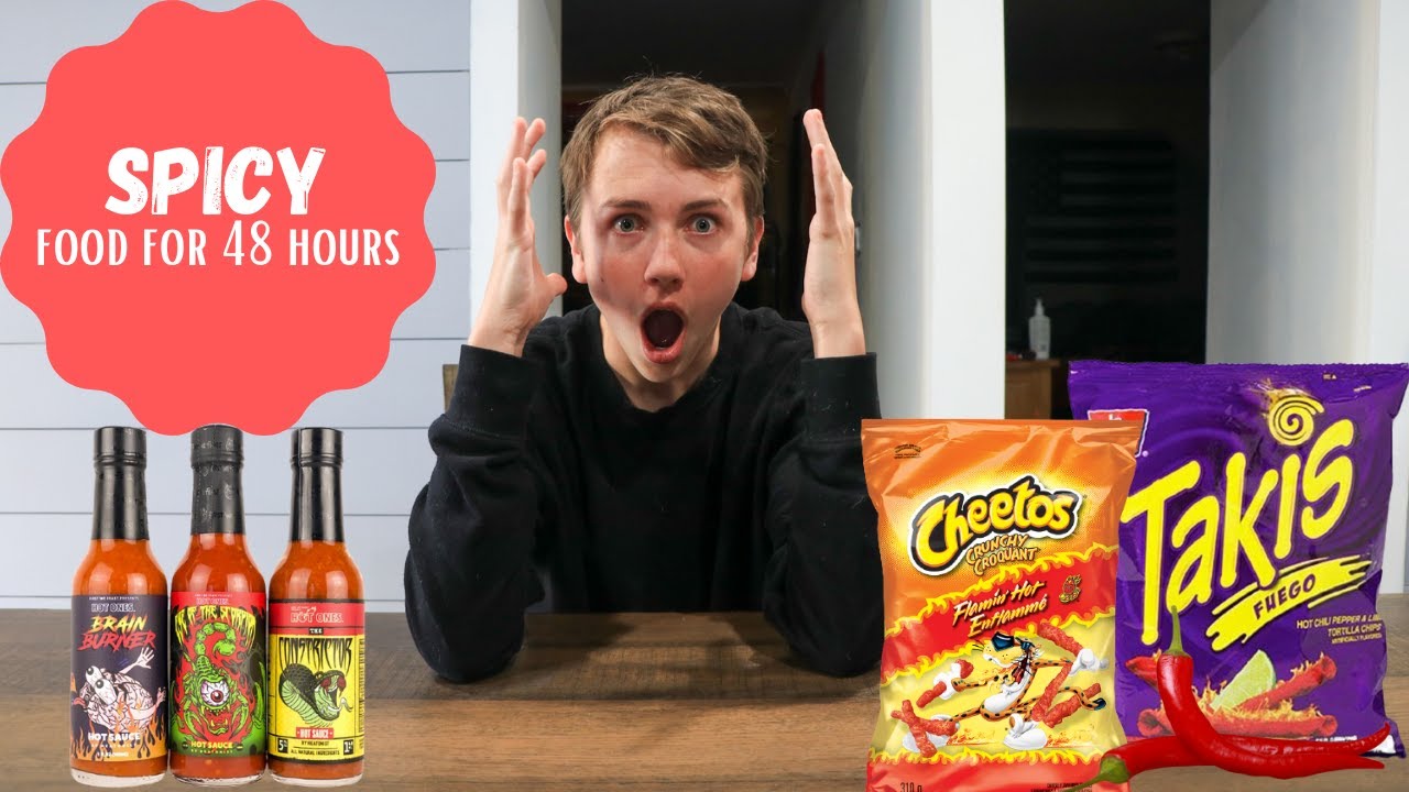Eating Only Spicy Food For 48 hours!