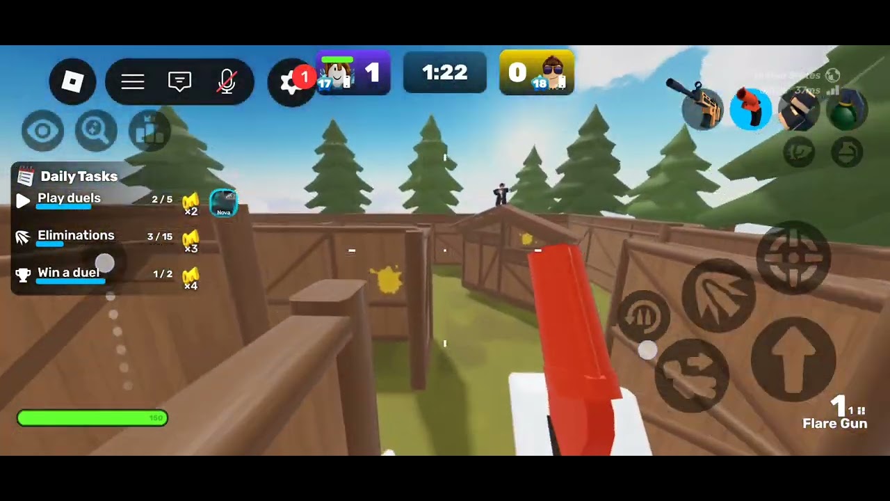 Rivals 1v1 random people.