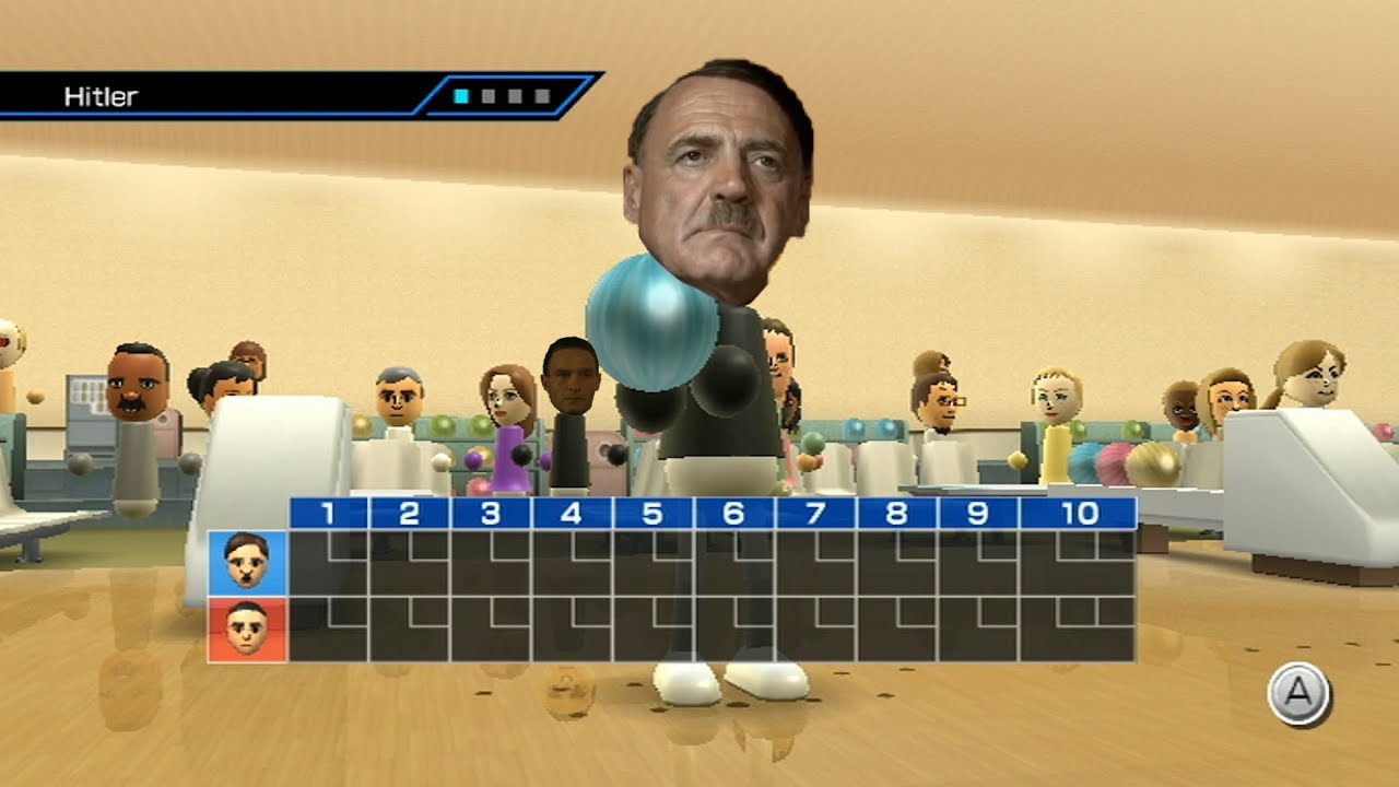 Hitler vs. Fegelein - Wii Sports Bowling